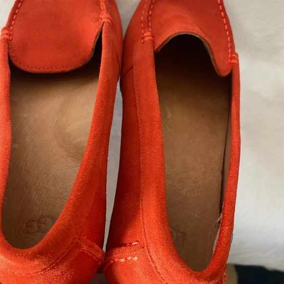 UGG Milania // burnt orange loafer flats // suede slip-on // sz 6 - Picture 10 of 16